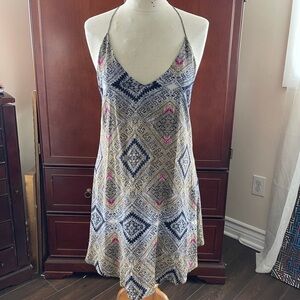 Rory Becca 100% silk printed dress